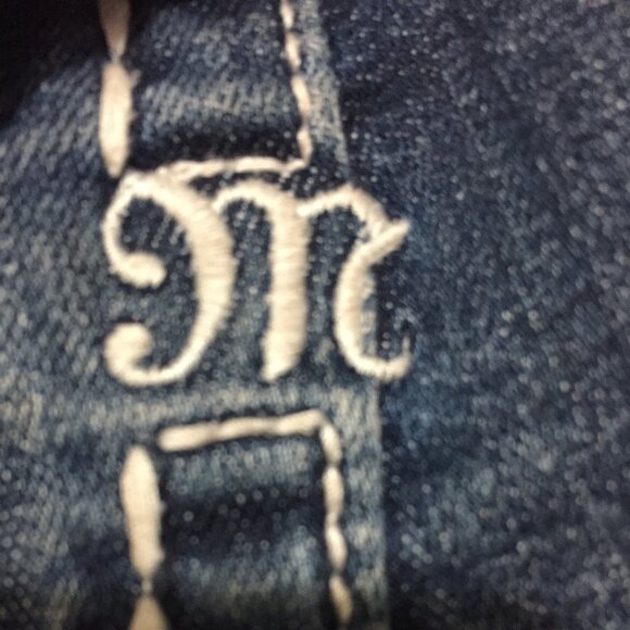 MISS ME EMBROIDERED RAW HEM JEANS SHORTS SIZE 30 - Picture 7 of 14